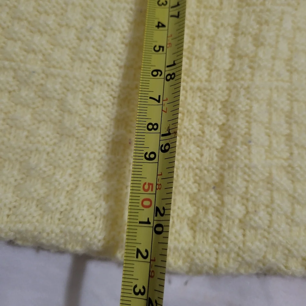 Vintage Tiny Tots Yellow Hooded Knit Sleepsack Unisex Size 3-6 Months